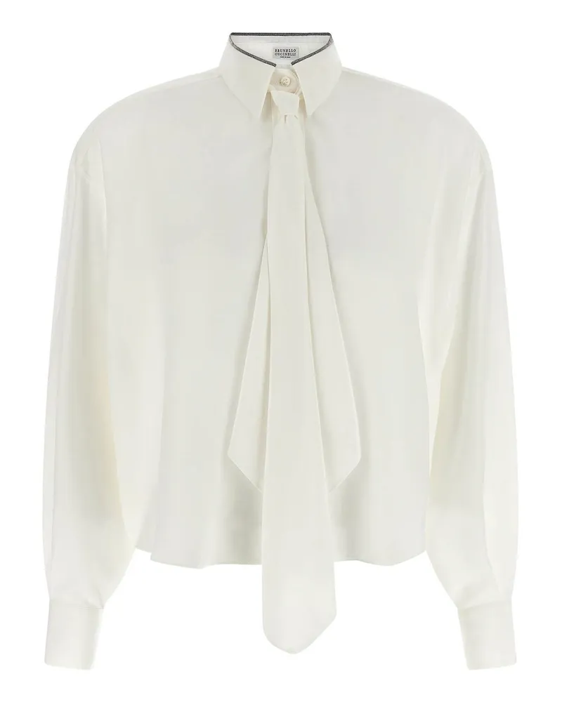 Brunello Cucinelli Hemd - Weiß Weiß