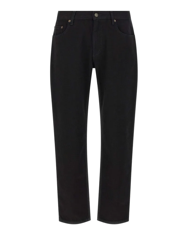 Burberry Straight Leg Jeans - Schwarz Schwarz