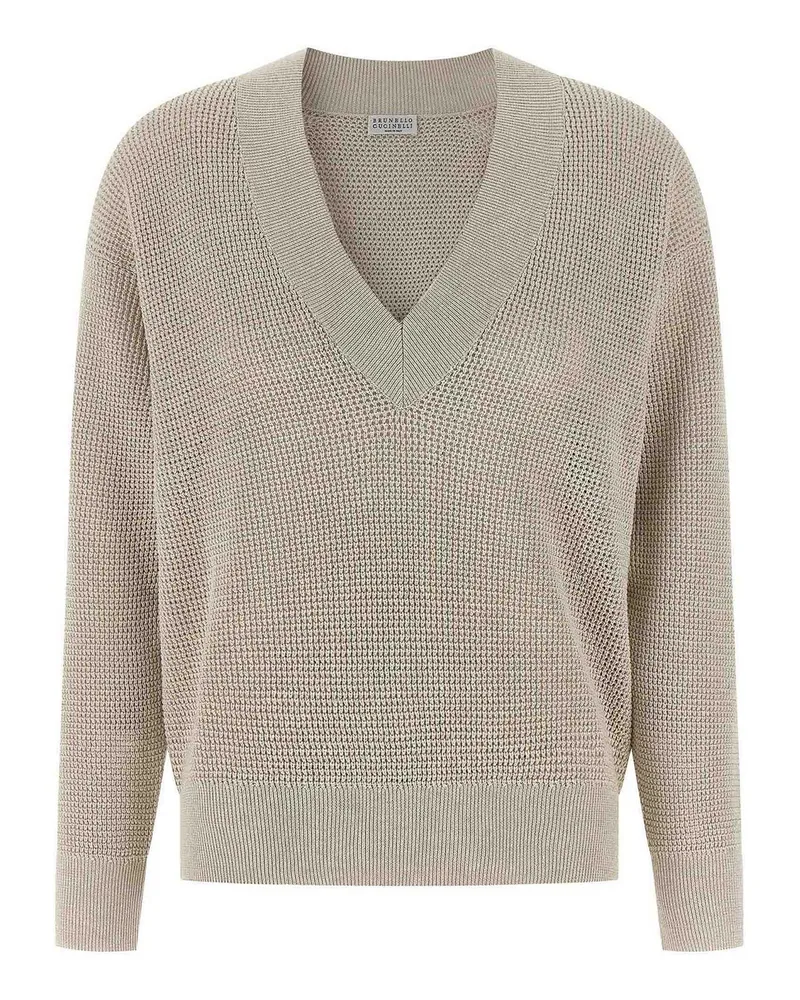 Brunello Cucinelli Rundhalspullover - Beige Beige