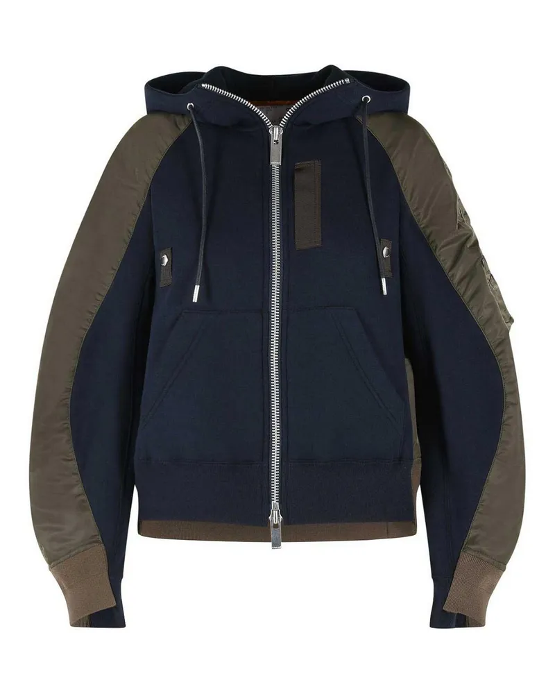 Sacai Sweatshirt - Dunkelblau Dunkelblau