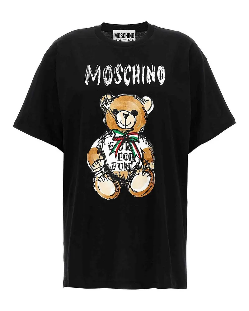 Moschino T-Shirt - Schwarz Schwarz