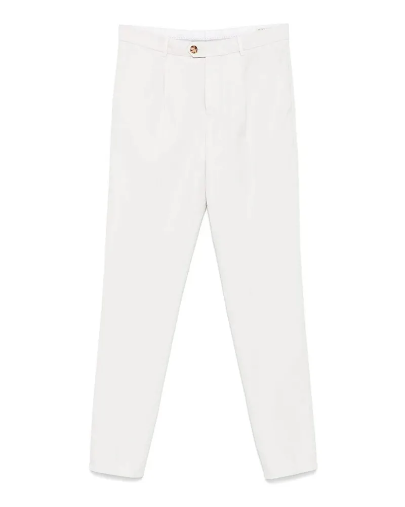 Brunello Cucinelli Casual Hose - Weiß Weiß