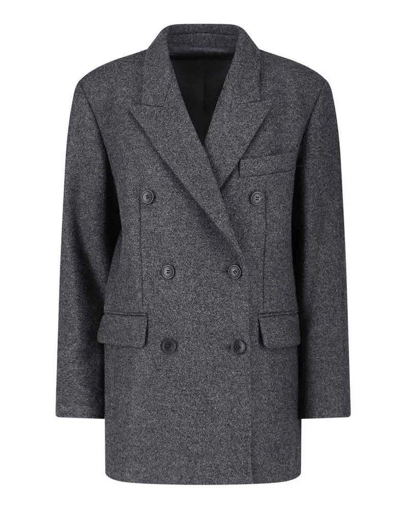 Isabel Marant Kurzer Mantel - Grau Grau