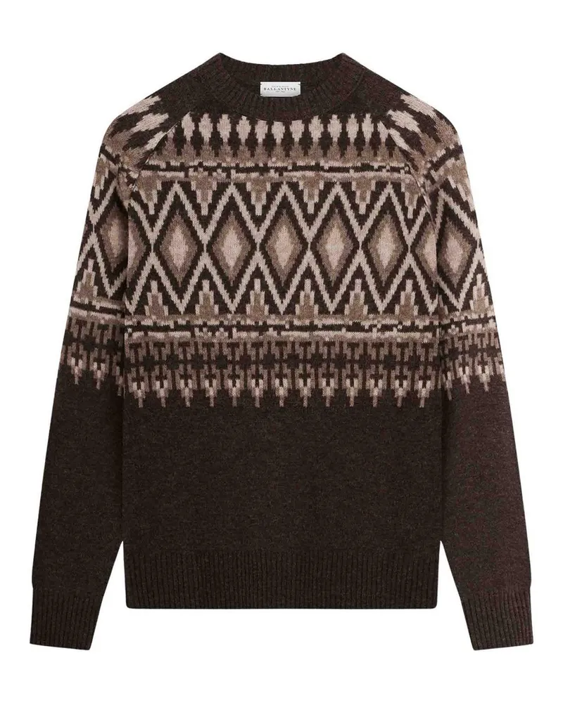 Ballantyne Rundhalspullover - Beige Beige