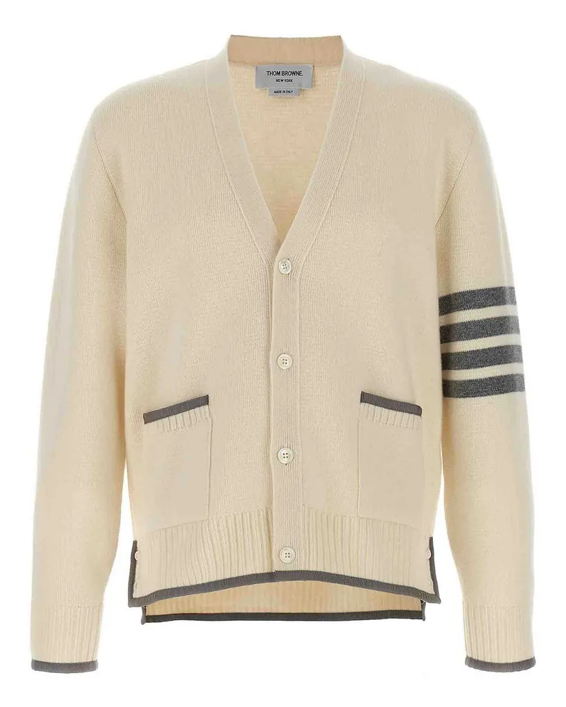 Thom Browne Cardigan - Weiß Weiß