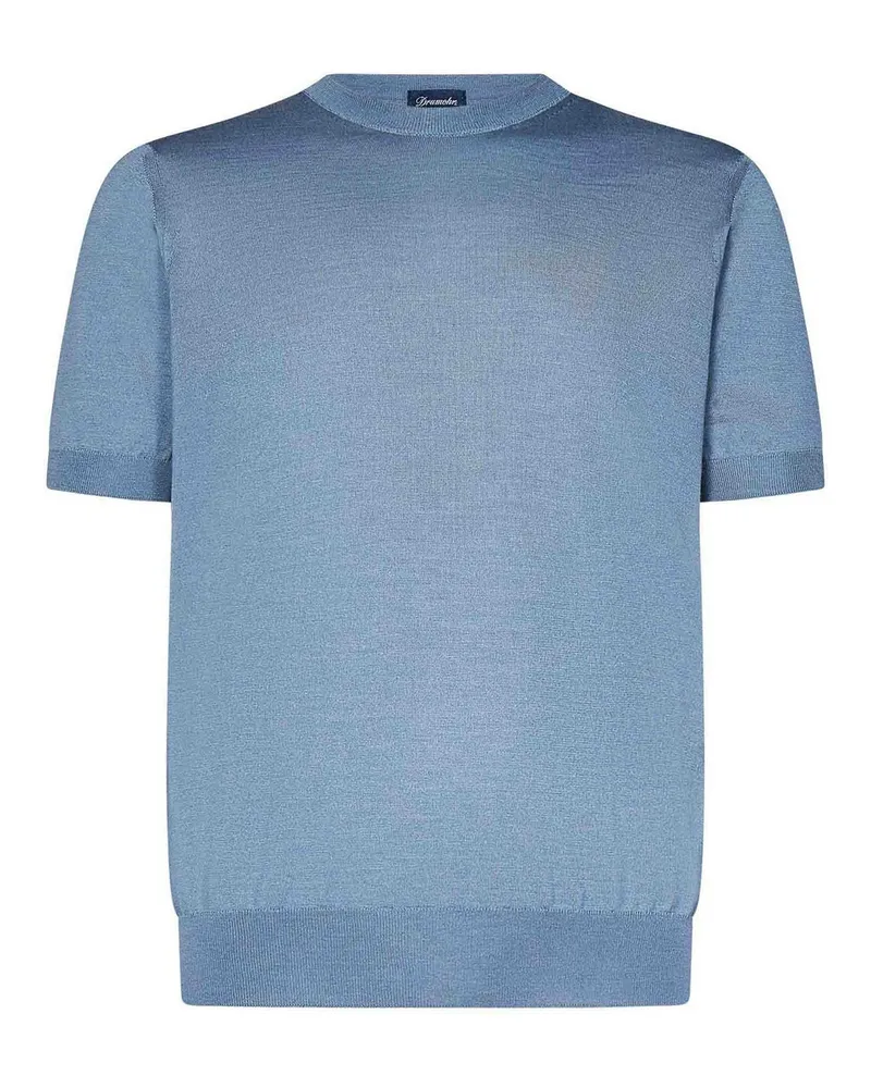 Drumohr  T-Shirt - Blau Blau