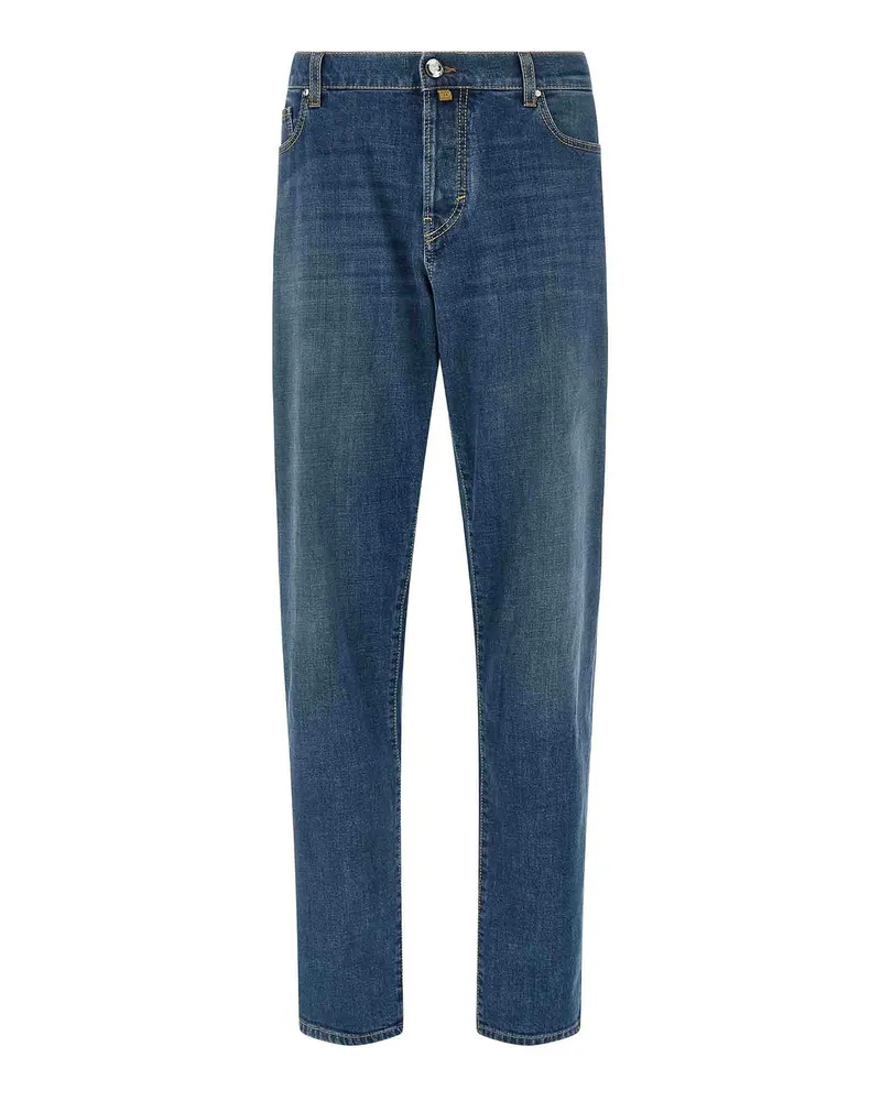 Jacob Cohën Straight Leg Jeans - Blau Blau