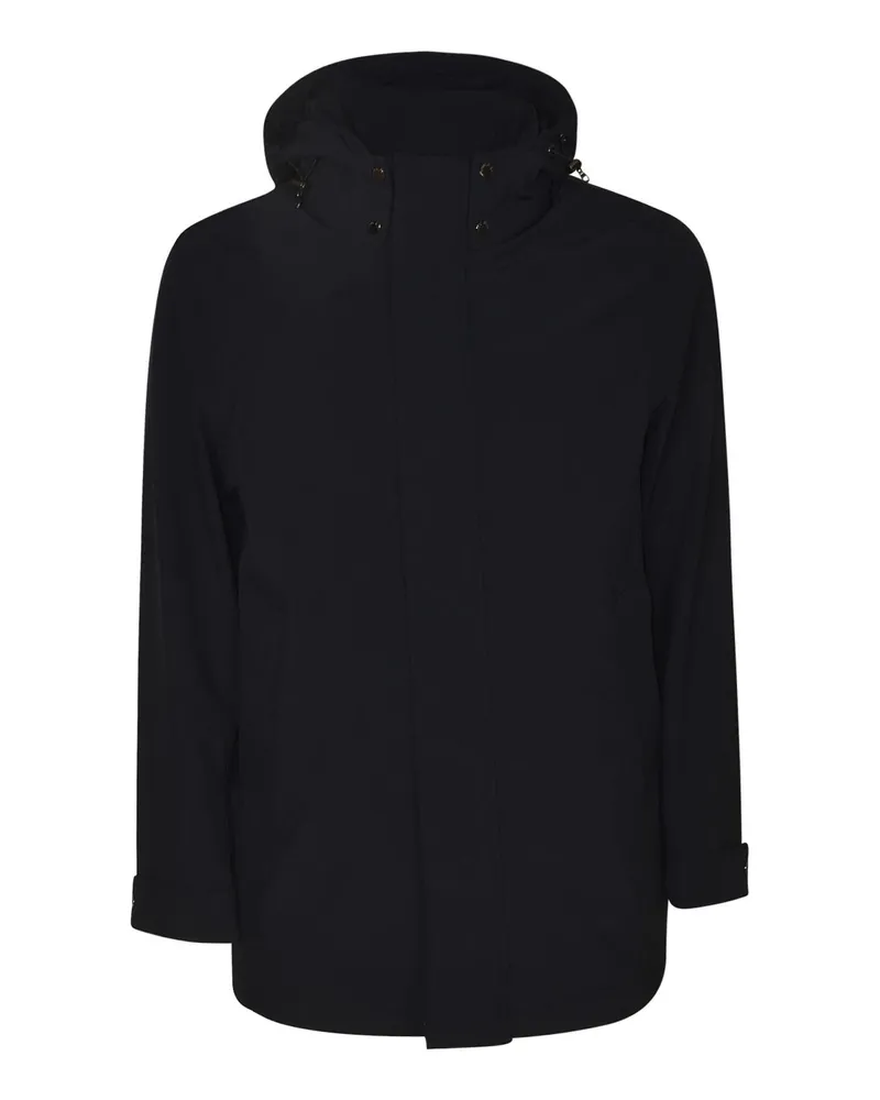 Woolrich Knielanger Mantel - Blau Blau