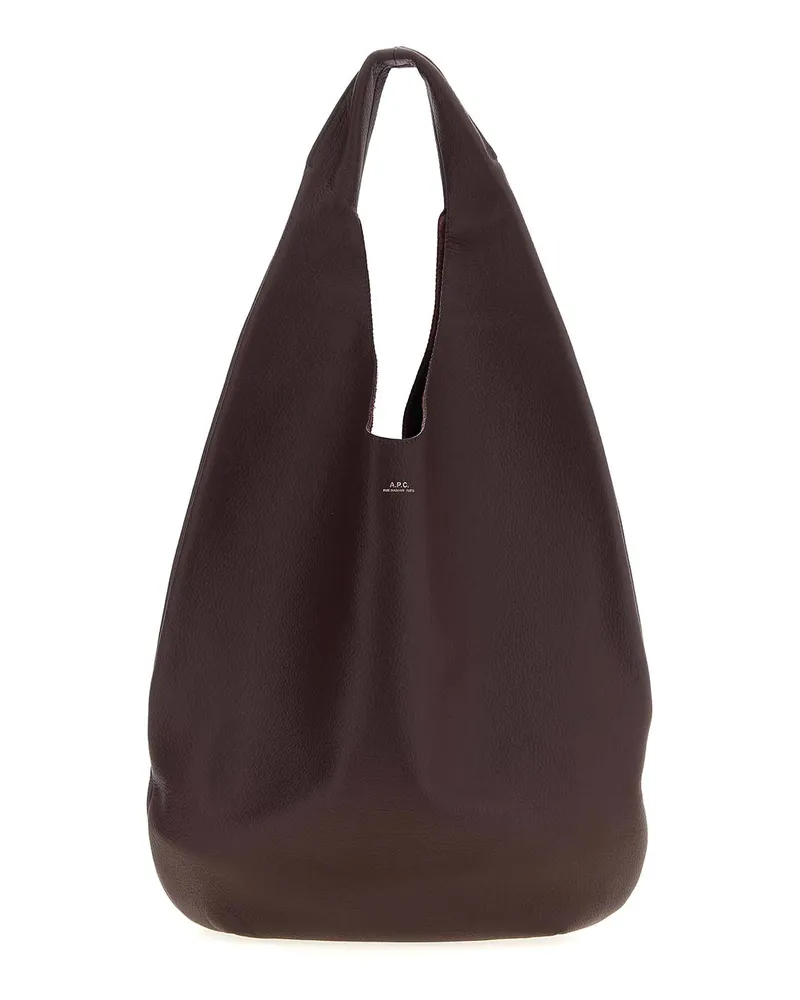 A.P.C. A. P.C. Schultertasche - Dunkelrot Dunkelrot