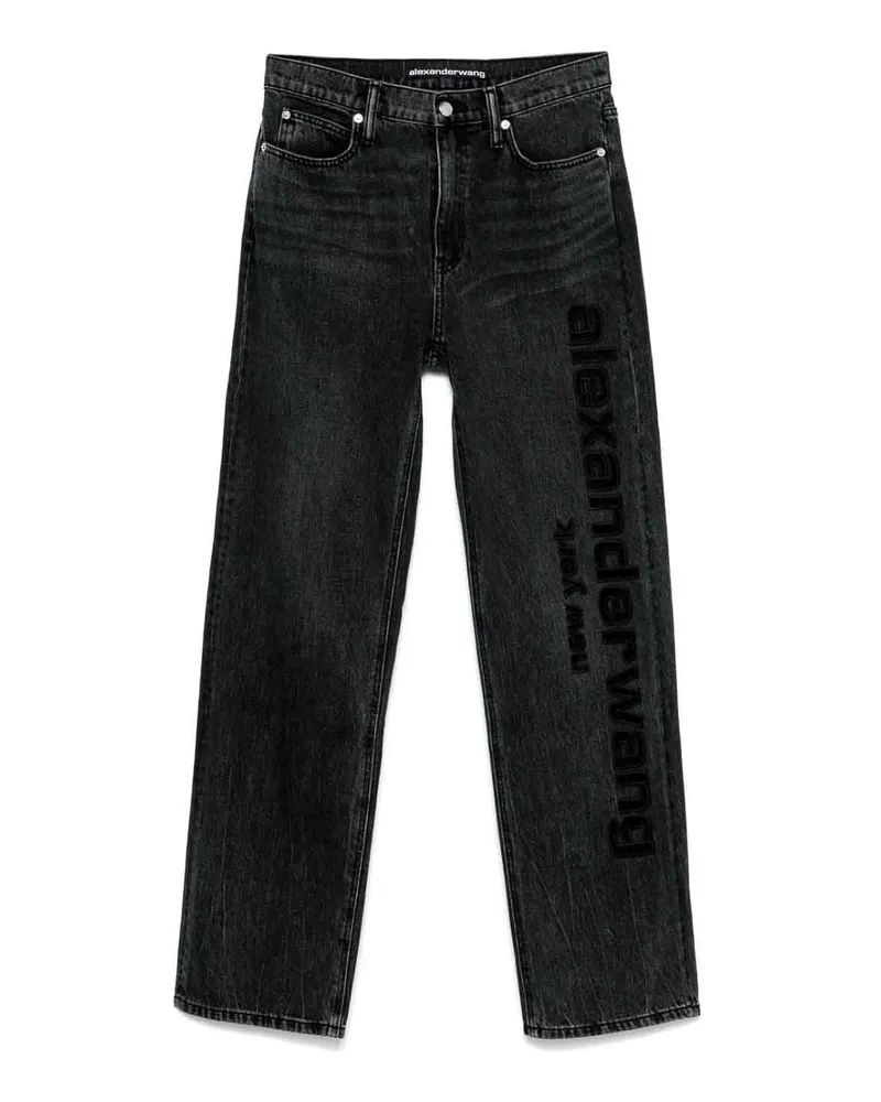 Alexander Wang Straight Leg Jeans - Grau Grau
