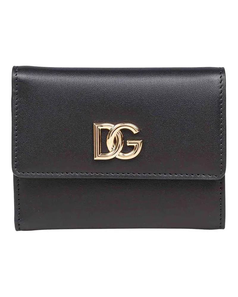 Dolce & Gabbana Portemonnaie - Schwarz Schwarz
