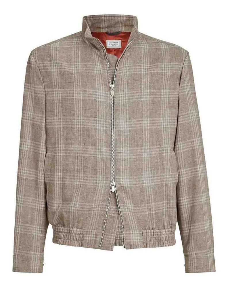 Brunello Cucinelli Bomberjacke - Braun Braun