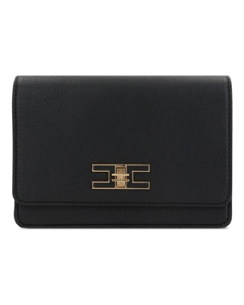 Elisabetta Franchi Schultertasche - Schwarz Schwarz
