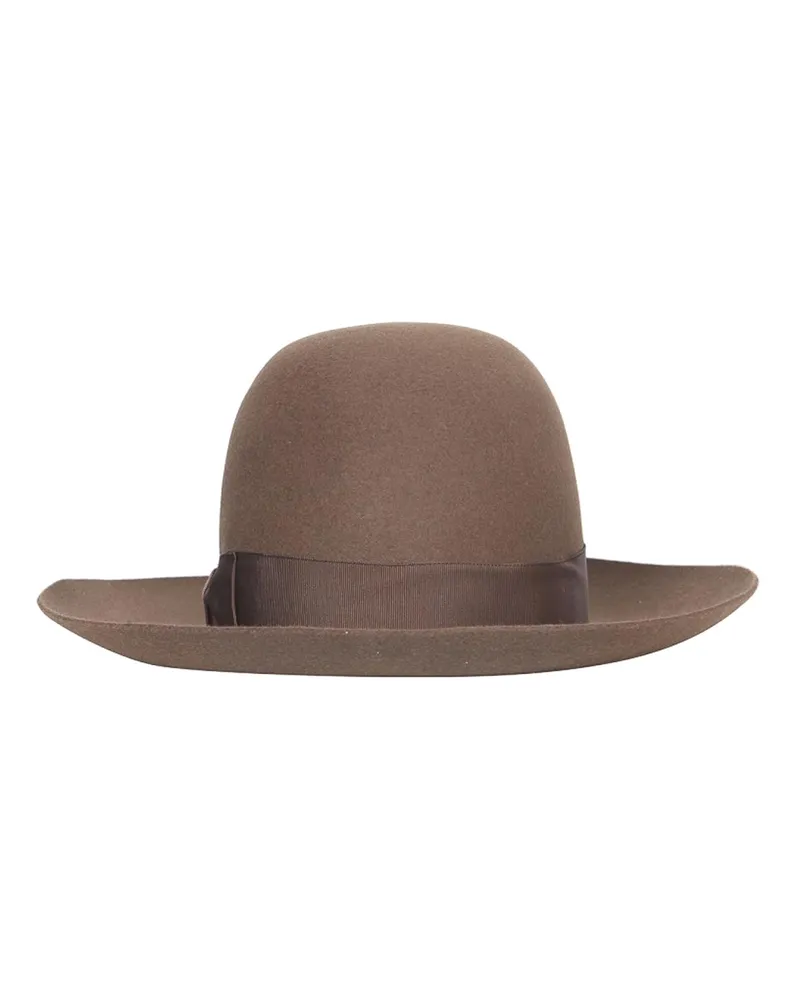 Borsalino Hut - Beige Braun