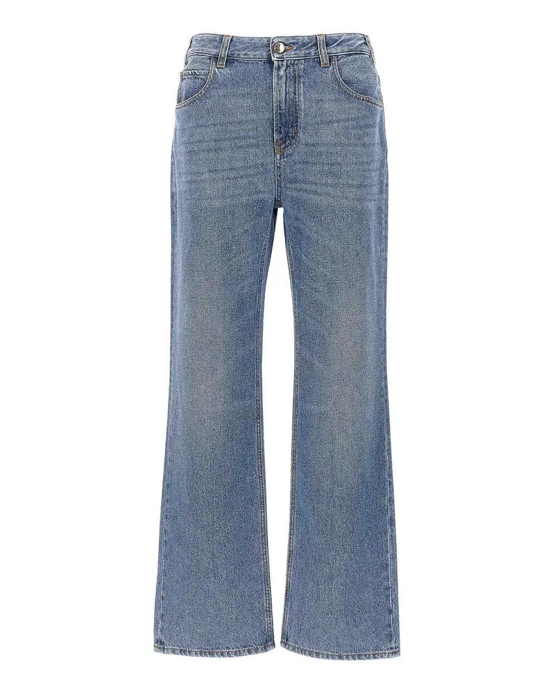 Chloé Straight Leg Jeans - Hellblau Hellblau