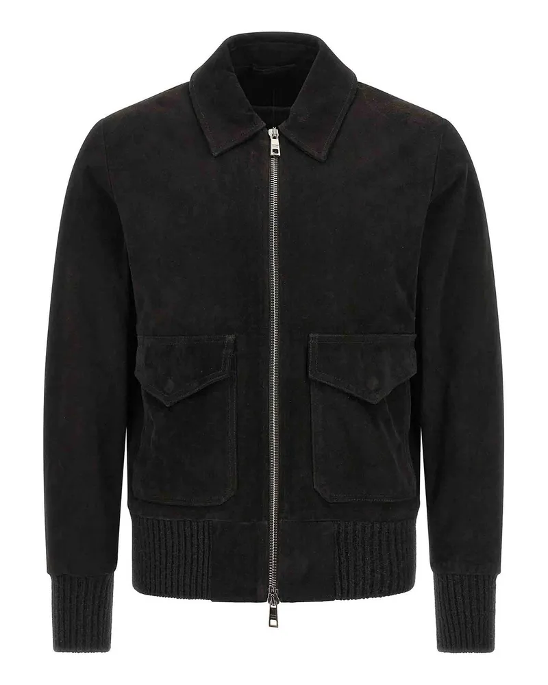 Giorgio Brato Casualjacke - Schwarz Schwarz