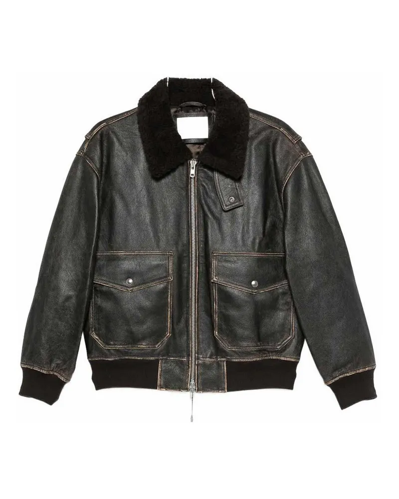 Dunst Ledermantel - Braun Braun