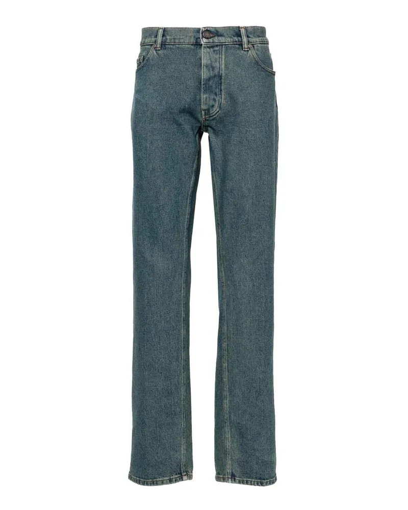 LARDINI Straight Leg Jeans Dunkles
