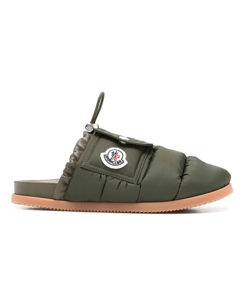 Moncler Mules - Dunkelgrün Dunkelgrün