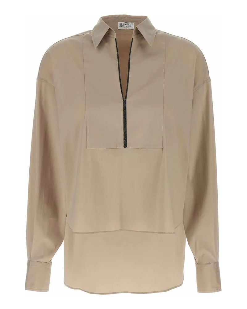 Brunello Cucinelli Hemd - Beige Beige