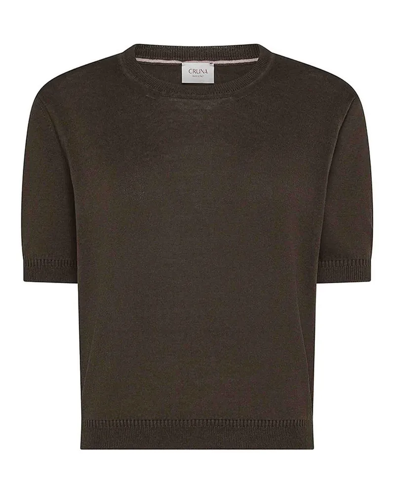 CRUNA T-Shirt - Dunkelbraun Dunkelbraun
