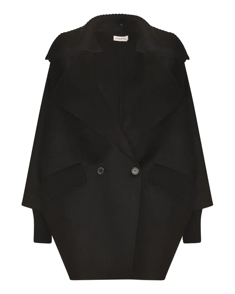 P.A.R.O.S.H. P. A.R. O.S. H. Knielanger Mantel - Schwarz Schwarz