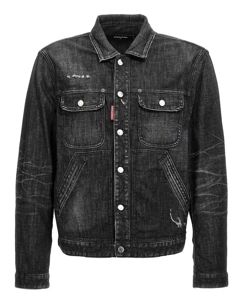 Dsquared2 Jeansjacke - Schwarz Schwarz