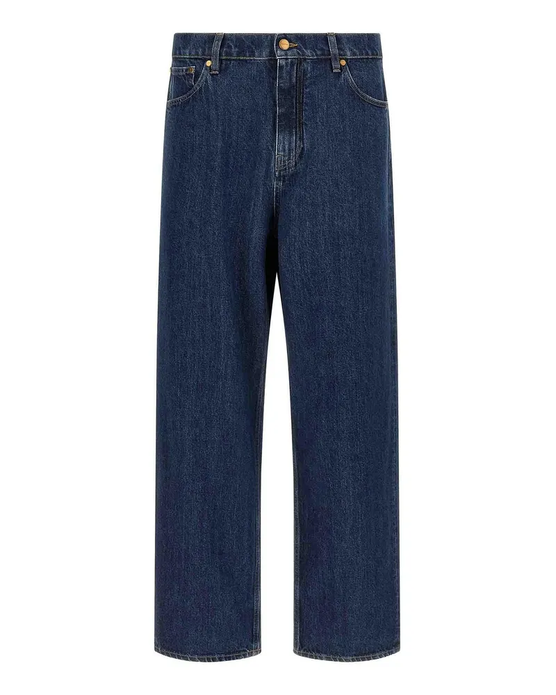 Jil Sander Straight Leg Jeans - Blau Blau
