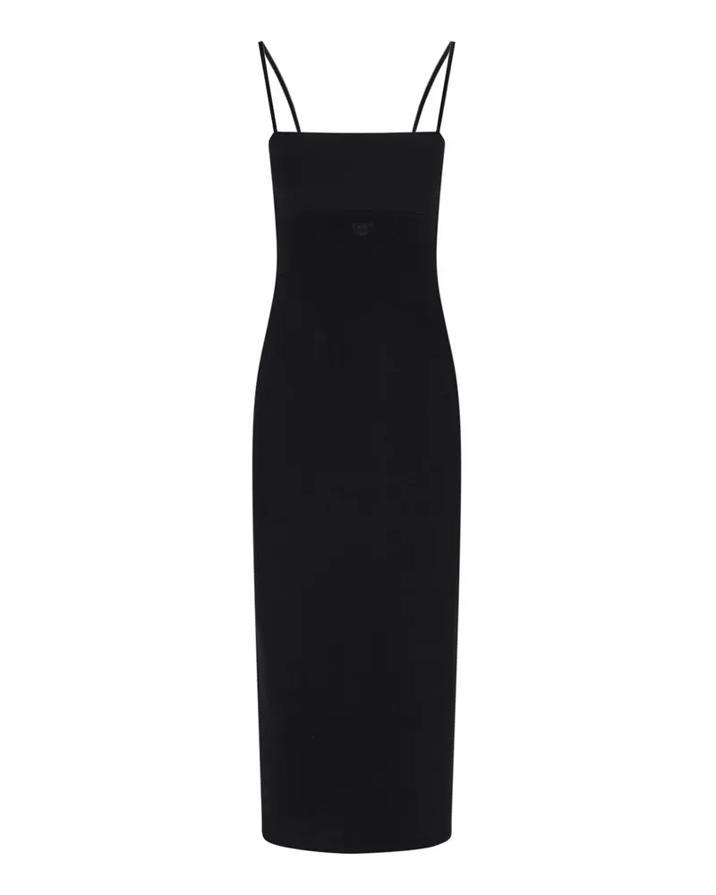 Alexander Wang Knielanges Kleid - Schwarz Schwarz