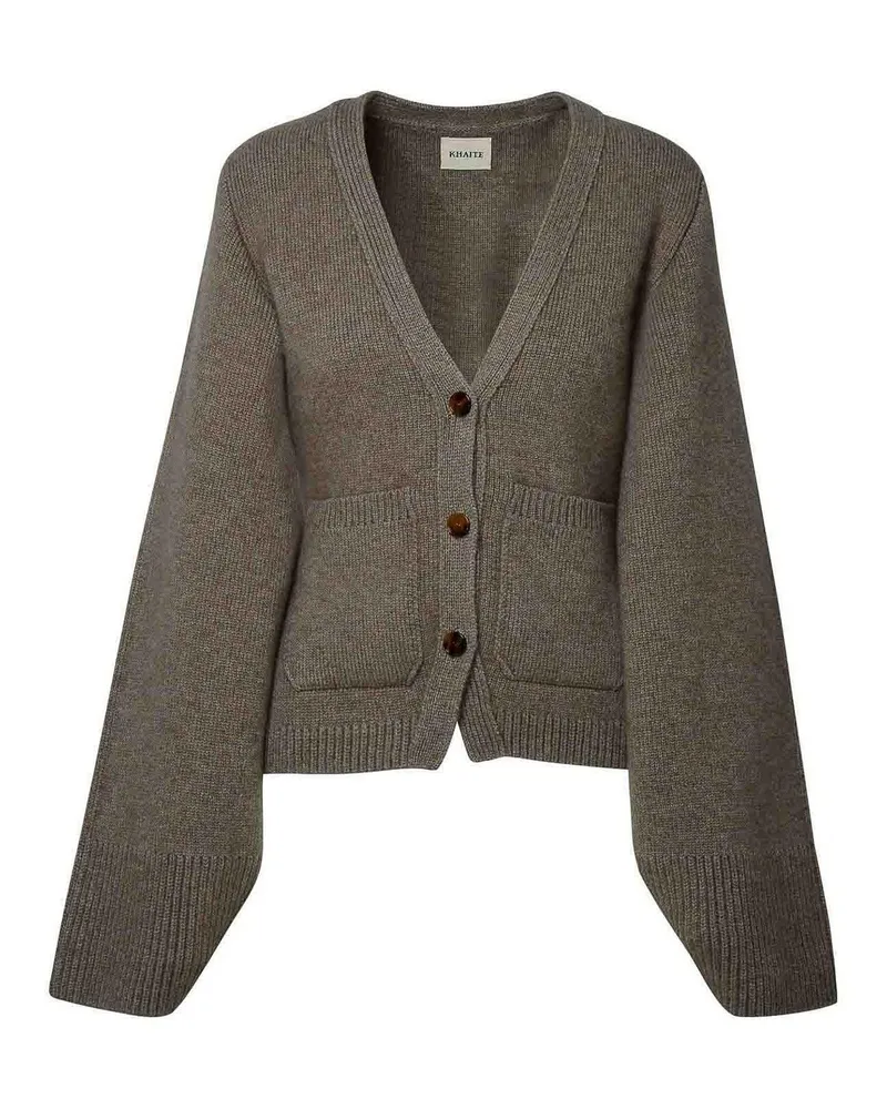 KHAITE Cardigan - Braun Braun