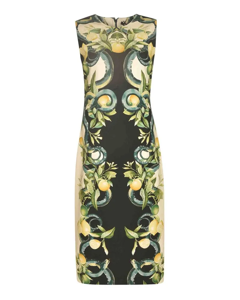 Roberto Cavalli Knielanges Kleid - Schwarz Schwarz