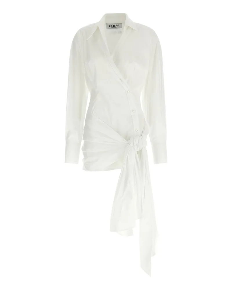 ATTICO Knielanges Kleid - Weiß Weiß