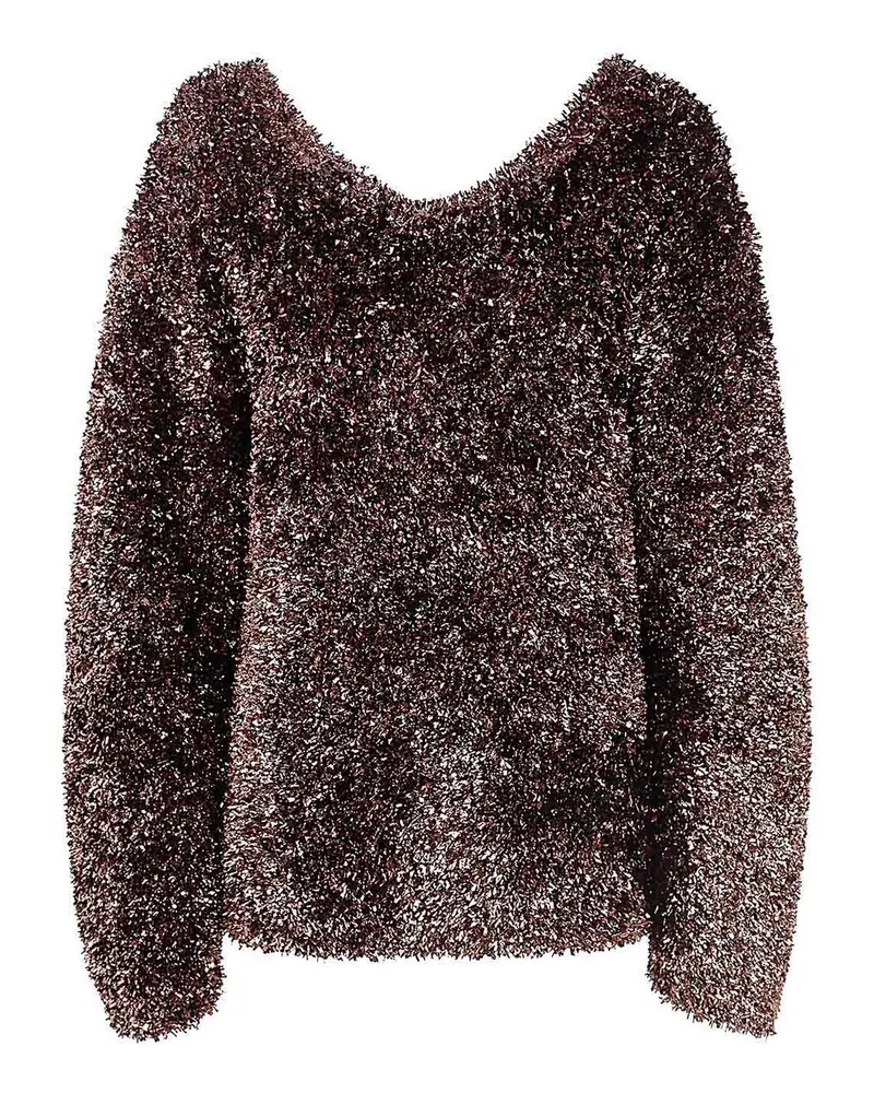 Dries van Noten U-Boot-Pullover - Braun Braun