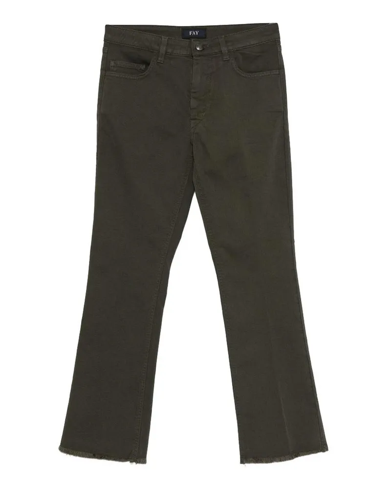 Fay Straight Leg Jeans - Grün Grün
