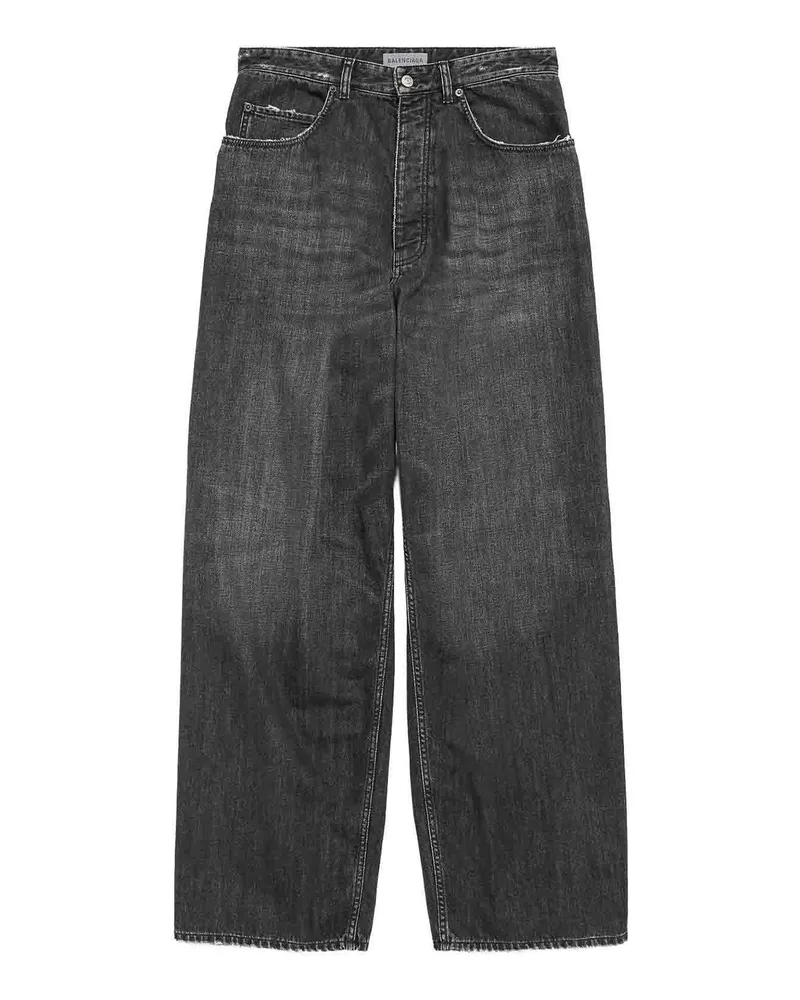 Balenciaga Straight Leg Jeans - Grau Grau