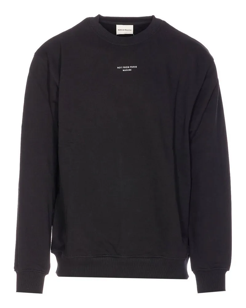 Drôle de Monsieur Sweatshirt - Schwarz Schwarz