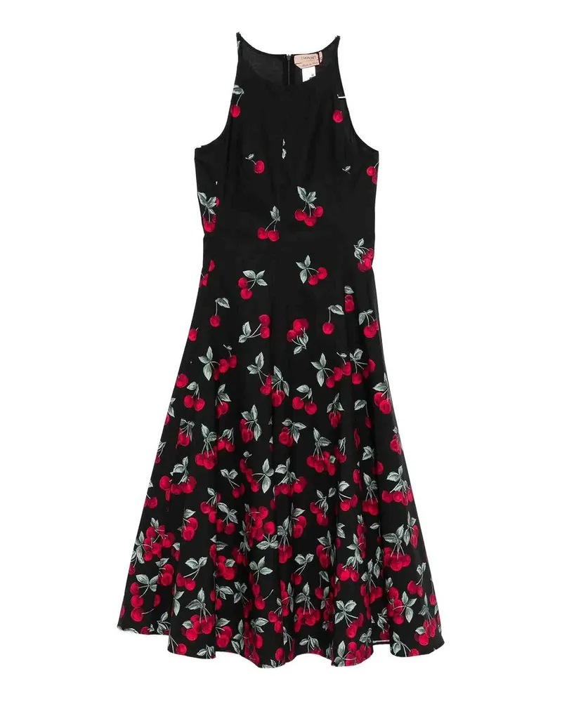 Twin-Set Knielanges Kleid - Schwarz Schwarz