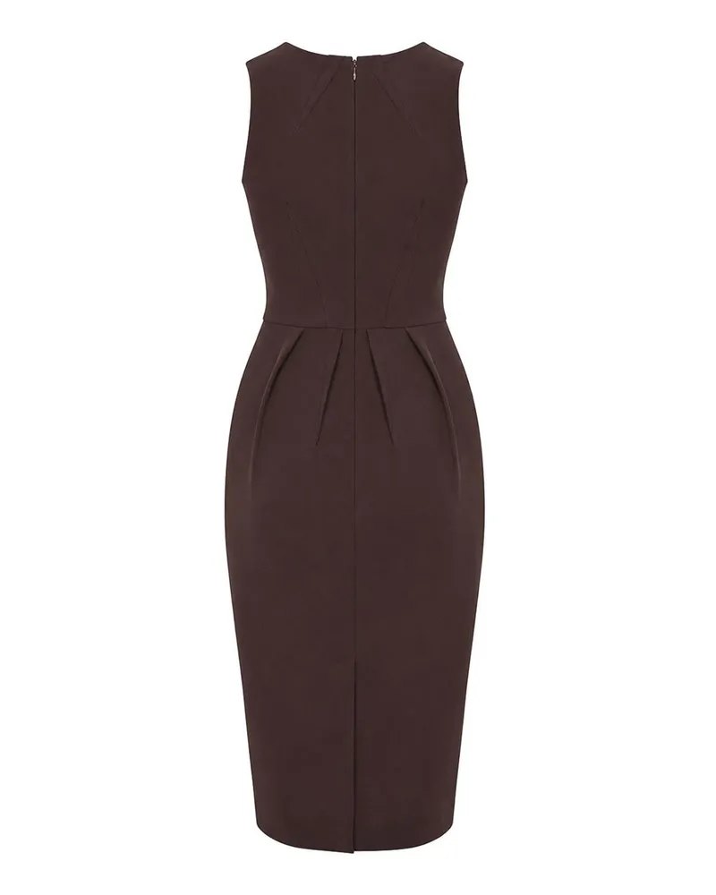 Elisabetta Franchi Knielanges Kleid - Braun Braun