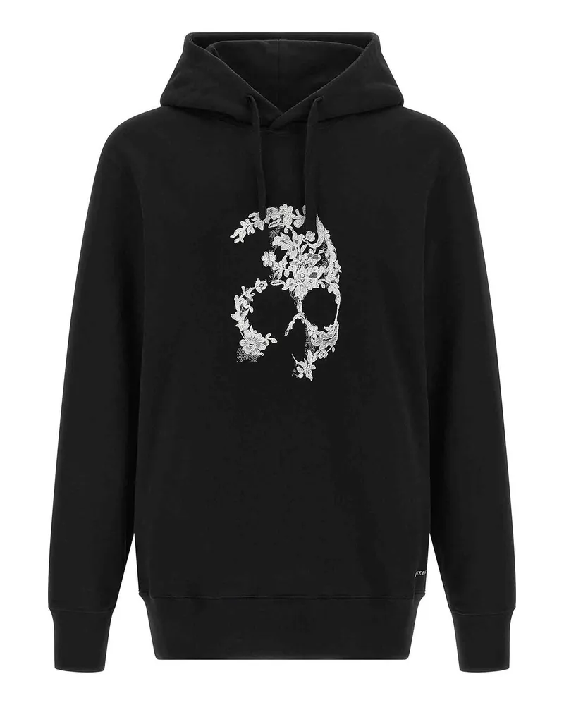 Alexander McQueen Sweatshirt - Weiß Schwarz