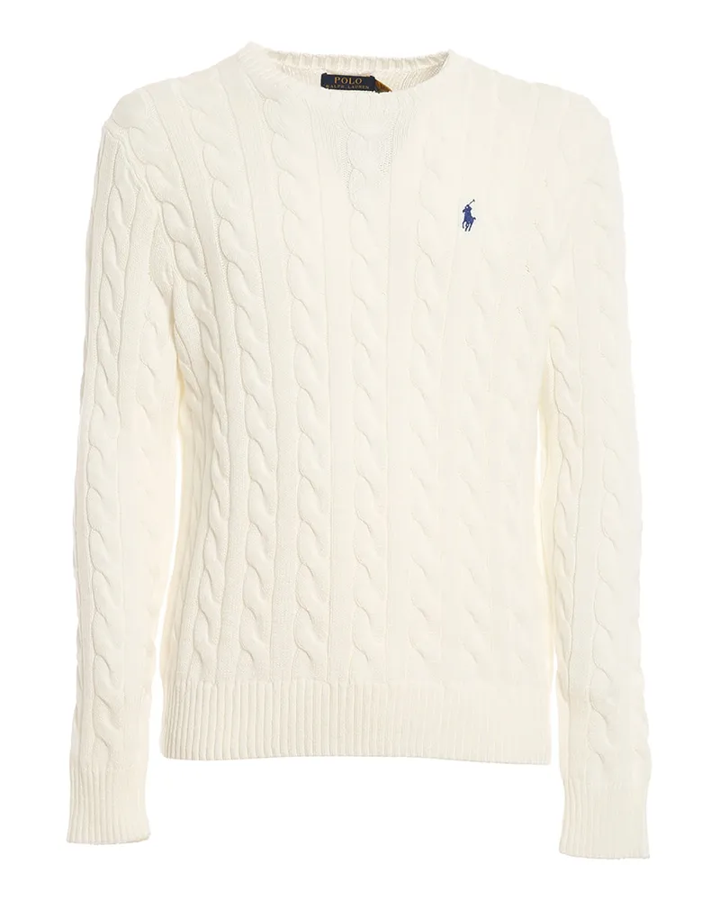 Ralph Lauren Rundhalspullover - Weiß
