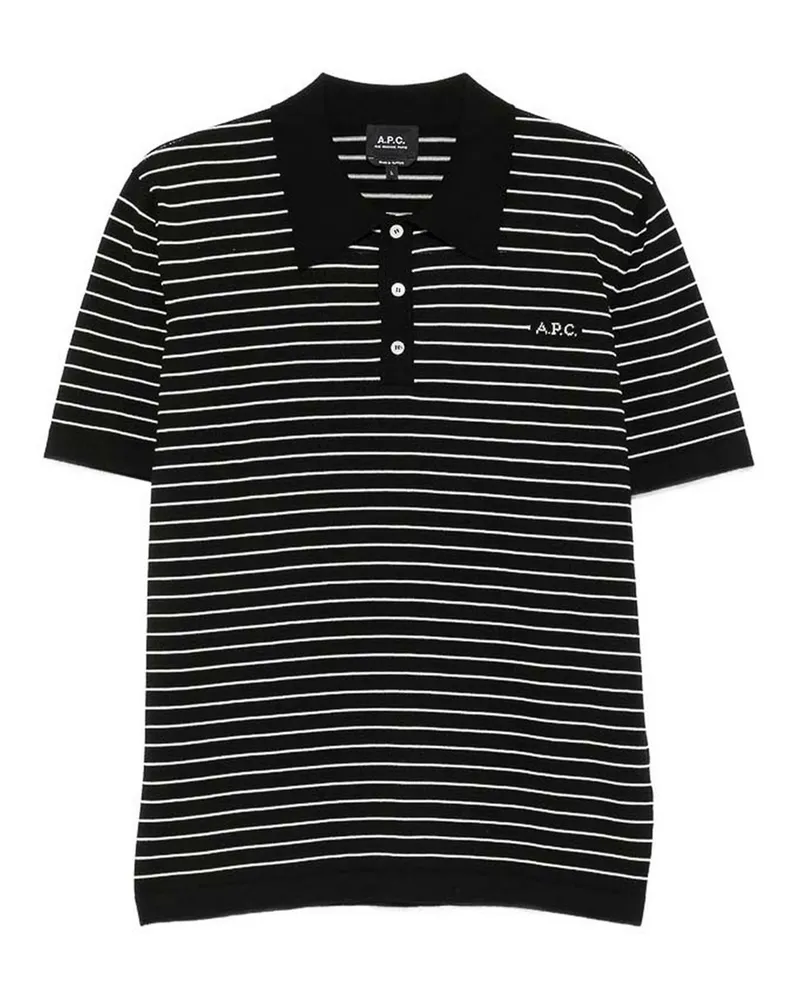 A.P.C. A. P.C. Rundhalspullover - Schwarz Schwarz