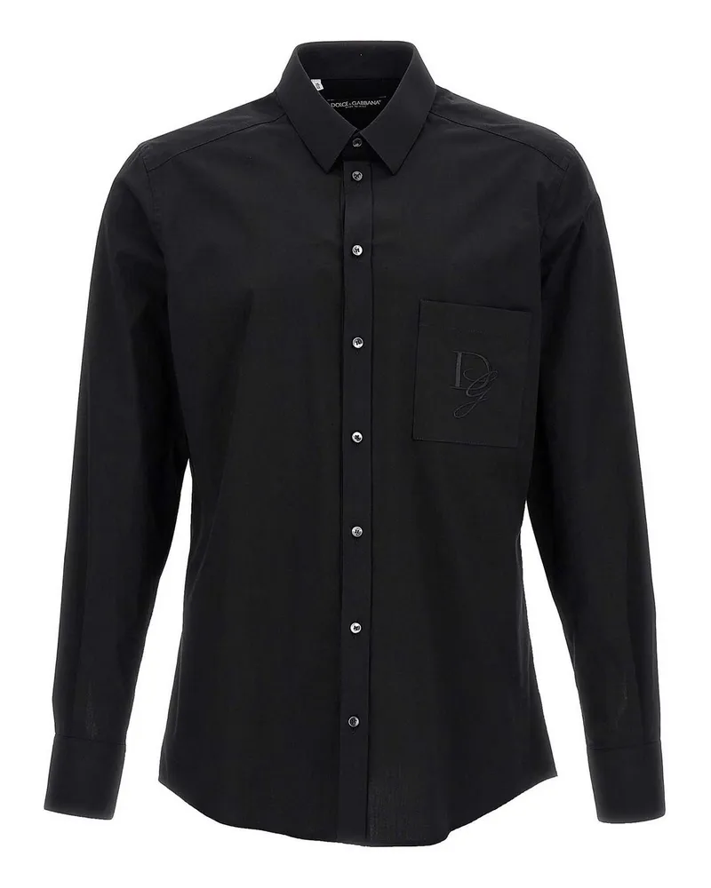 Dolce & Gabbana Hemd - Schwarz Schwarz
