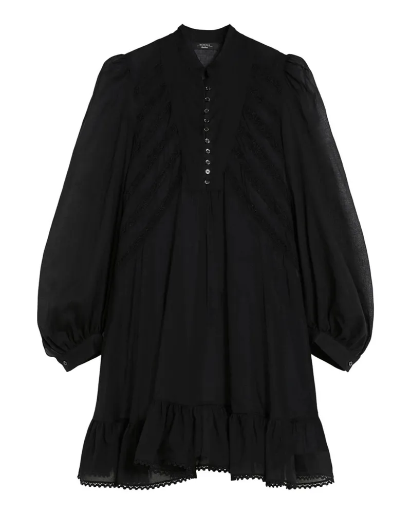 Max Mara Maxikleid - Schwarz Schwarz
