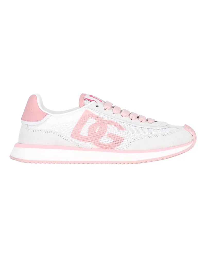 Dolce & Gabbana Sneaker - Weiß Rosa