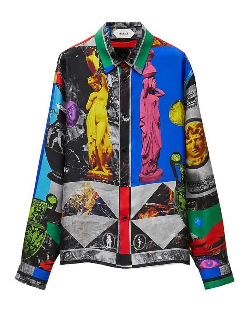 Versace Hemd - Blau Blau
