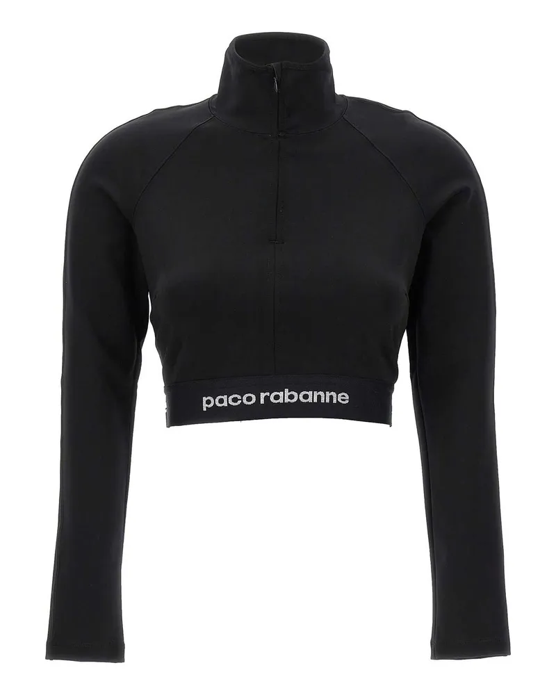 Paco Rabanne Top - Schwarz Schwarz