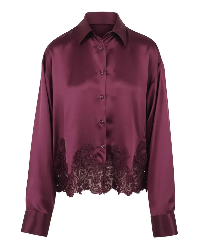 Ermanno Scervino Hemd - Lila Lila