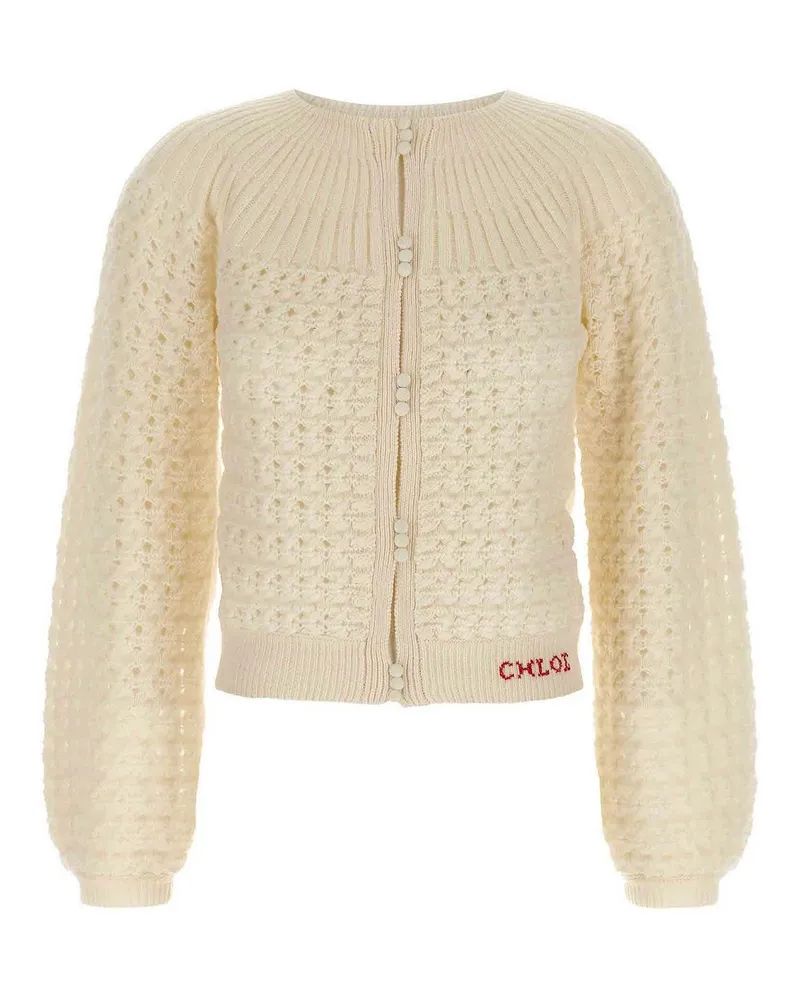 Chloé Cardigan - Weiß Weiß