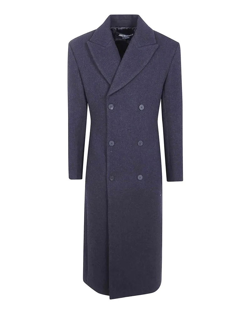 Jacquemus Langer Mantel - Grau Grau