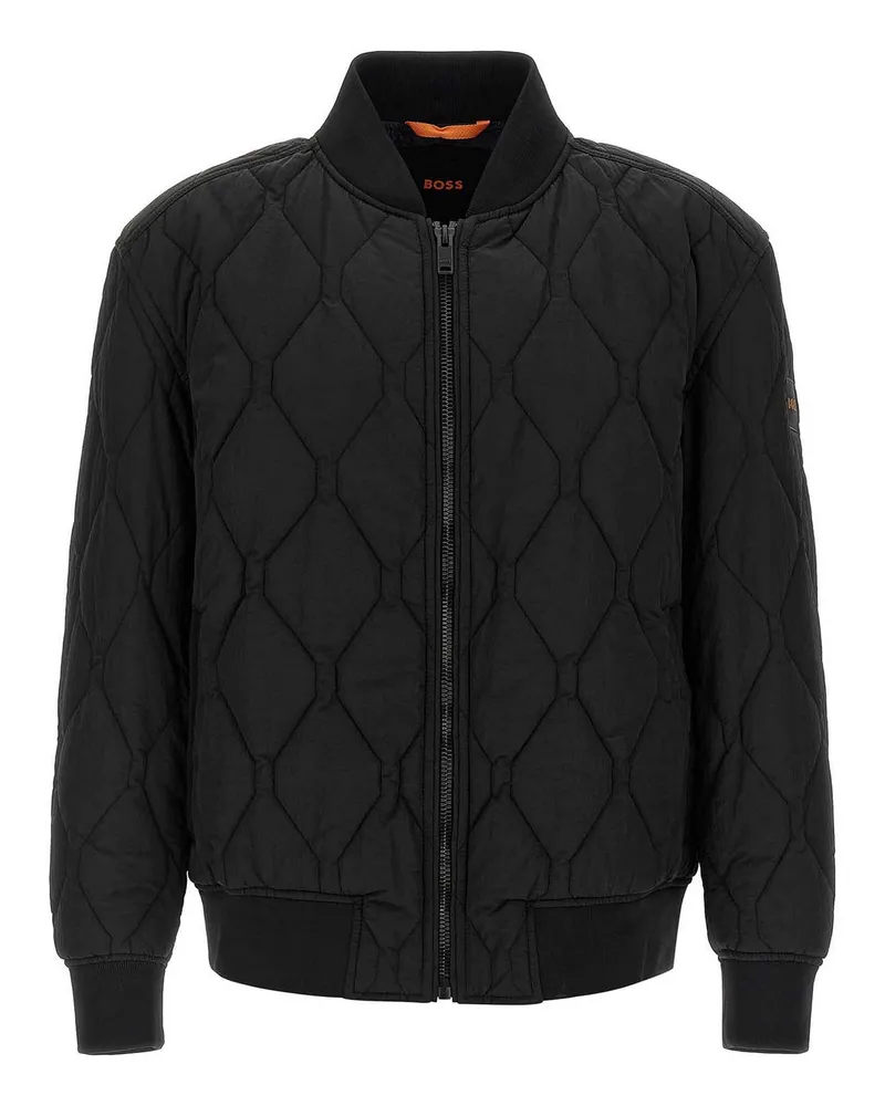HUGO BOSS Bomberjacke - Schwarz Schwarz